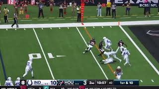 Joe Mixon 14 Yard Touchdown Run  Colts vs Texans [upl. by Kronick944]