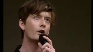 Pulp Live Loreley 220696  Jarvis Interview [upl. by Enidan]