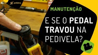 Pedal travado na pedivela Veja como resolver Pedaleria [upl. by Llednor470]