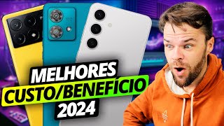 TOP 8 MELHORES CELULARES CUSTO BENEFÍCIO em 2024 [upl. by Ecirtaed]