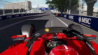 Charles Leclercs Onboard Pole Lap in Baku 2023  Assetto Corsa [upl. by Viviana]