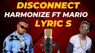 Harmonize ft Mario  Disconnect Official Lyrical Video 2024 [upl. by Eile]