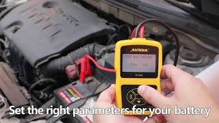 AUTOOL BT360 Car Battery Tester [upl. by Nylave254]