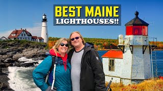 Top 8 Free Maine Lighthouses To Visit  MustSee Lighthouses in Maine  Maine Travel Show [upl. by Shulins]