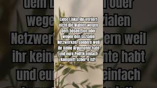 Liebe Linke  shorts shortsfeed afd politik deutsch foryou fyp foryoupage links wahlen [upl. by Atteroc]