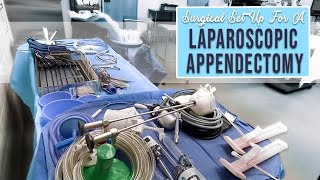 Surgical Set Up For A Laparoscopic Appendectomy [upl. by Atazroglam215]