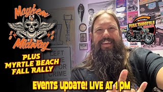 Mayhem In Midway  Myrtle Beach Bike Week UPDATES [upl. by Orva]