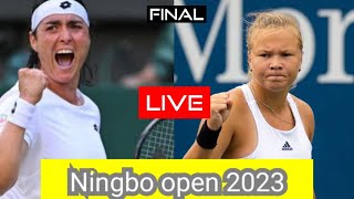 Live Jabeur vs Shnaider Live Stream  2023 Ningbo Open FINAL  Ons Jabeur vs Diana Shnaider Live WTA [upl. by Clayton]