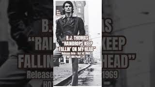 BJ Thomas “Raindrops Keep Fallin’ On My Head” 60s music shorts bjthomas Episode 114 [upl. by Quitt]