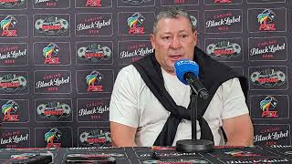 Stellenbosch FC coach Steve Barker  Carling Knockout Cup exit [upl. by Anecuza]