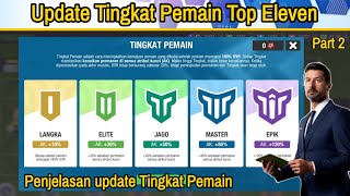 Tingkat Pemain Top Eleven  Tiers Players top eleven update 2024 [upl. by Hoyt525]