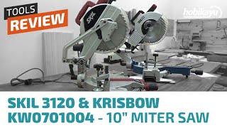 Review Miter Saw Skil 3120 amp Krisbow KW0701004 [upl. by Otecina]