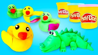 Tolle Knete Ideen für Kinder  3 Kindervideos mit PlayDoh [upl. by Gweneth]