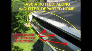 How Soffits and Fascia Are Rotted and Ruined  ProMaster Home Repair [upl. by Mackler]