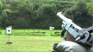 Shooting Luger P08 Parabellum 9mm Luger WWII pistol  Gs HD Gun Show [upl. by Annaert]