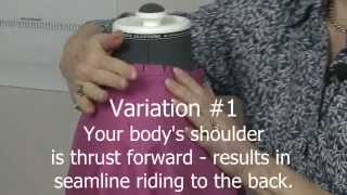 How to Adjust for a Forward Thrusting Shoulder Line and Shoulder Bone Pattern Alteration [upl. by Kentigerma]