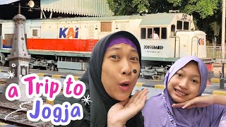 Aqilla Liburan Ke Yogyakarta Naik Kereta Api 😄 Aqillas Diary [upl. by Einor]