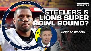 NOT SOLD on Steelers as Super Bowl contenders  Is Detroit the BEST TEAM IN FOOTBALL  Get Up [upl. by Nerra]