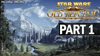 Star Wars The Old Republic Walkthrough Part 1 Jedi  Lets Play Gameplay 1080p 60fps [upl. by Dylana985]