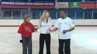 Johnson Beharry through to the first stages of Dancing On Ice 210111 [upl. by Julee]