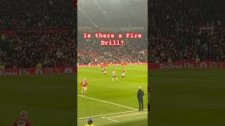 “Is there a Fire Drill” chanted by the Spurs fans after their 3rd goal against Manchester United ⚽️ [upl. by Spense]