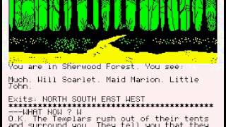 Robin of Sherwood Walkthrough ZX Spectrum [upl. by Ikuy532]