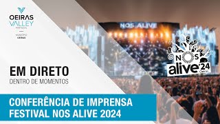 Conferência de Imprensa do Festival NOS ALIVE 2024 [upl. by Boycey]