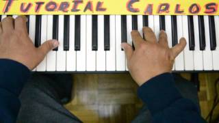 Eterno amor Roberto Orellana  Tutorial Piano Carlos [upl. by Aime]