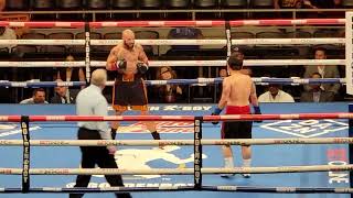 Transgender Boxer Patricio Manuel vs Hien Huynh final Round Ref Stops the Fight [upl. by Einnok698]