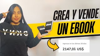 Cómo crear y vender un EBOOK hecho en Canva 📖💸 [upl. by Ecirpac]