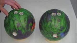 Effect of Pin Placement in a Bowling Ball [upl. by Aihsiek285]