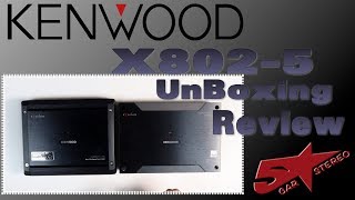 Kenwood Excelon X8025 power amp unboxing and review [upl. by Viscardi]