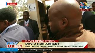 Standoff at DCI headquarters as officers bar Nasa lawyers from accessing offices to visit Ndii [upl. by Ezaria]