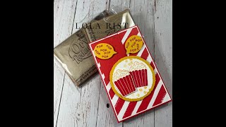 An Easy Popcorn Sleeve For Gift Giving [upl. by Euqnomod]