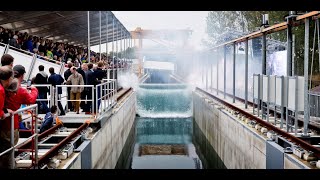 Delta Flume opening wave [upl. by Anirbys]