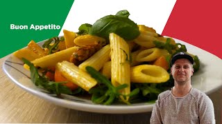 Rezept Italienischer Nudelsalat mit Pesto  Glenn kocht [upl. by Schuyler]