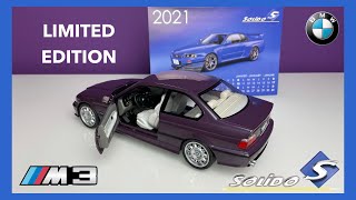 118 BMW M3 E36 Coupe Daytona Violet  LIMITED EDITION  Solido Unboxing [upl. by Ykcaj]