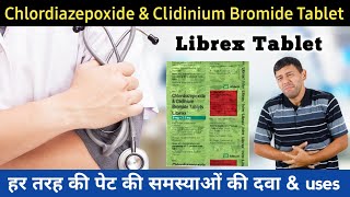 librax tablet  Librax tablet in hindi  chlordiazepoxide and clinidium bromide tablet in hindi [upl. by Millman]