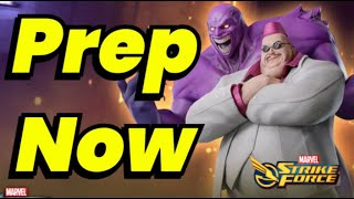 SHADOW KING EVENT NEXT WEEK ALL REQUIRED TRAITS amp TEAMS REVEALED PREP NOW  MARVEL Strike Force [upl. by Melisa]