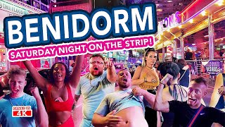 BENIDORM STRIP on a Saturday night is unbelievable [upl. by Yeleek]