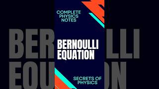 What is Bernoulli Equation in Differential EquationSecrets of Physicsphysics differentialequation [upl. by Prussian534]