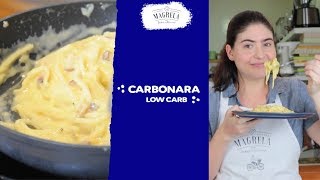 Melhor receita de carbonara  Low Carb  Canal Magrela [upl. by Amihsat423]