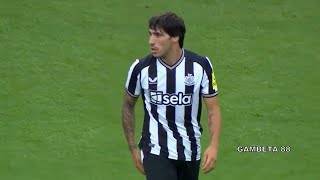 Sandro Tonali vs Rangers FC  Debut for Newcastle  18072023 [upl. by Appel]