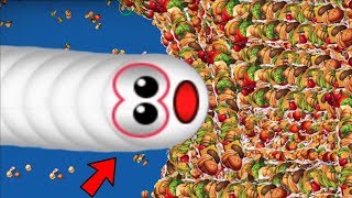 WormsZoneio Biggest Slither Snake 1000000 Score World Record Top 01 Epic Worms Zoneio Gameplay [upl. by Auhsot]