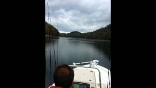 Fontana Lake North Carolina Fall Fishing Run [upl. by Igal625]