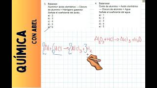 BALANCEO DE ECUACIONES QUIMICA [upl. by Vasiliu]