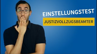 Einstellungstest JVA Justizvollzugsbeamter 2024 einstellungstest jva justiz [upl. by Vories]