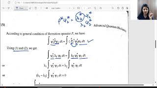 L7 Properties of Hermitian Operators [upl. by Ynneh]