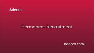 Adecco Permanent Recruitment [upl. by Akemat]