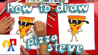 How To Draw Pizza Steve [upl. by Kizzie]